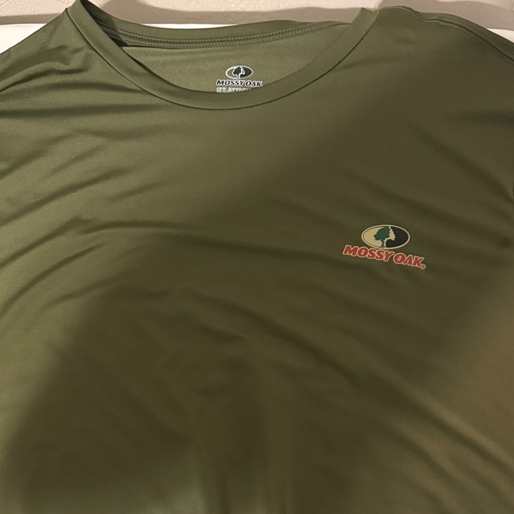 Mossy Oak Men's Olive Short Sleeve Tee